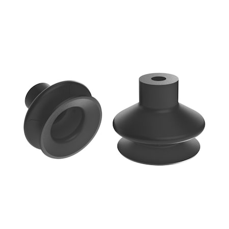 Fipa Bellows vacuum cup diam. 22 mm, NBR black 23.022.239.1